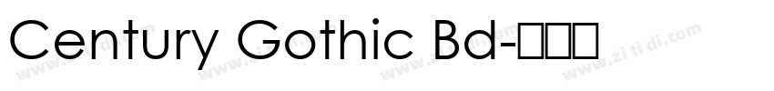 Century Gothic Bd字体转换 Century Gothic Bd字体转换